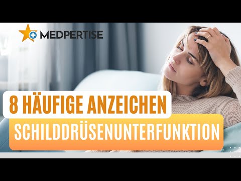 Schilddrüsenunterfunktion: 8 häufige Anzeichen, die auf eine Unterfunktion der Schilddrüse deuten.