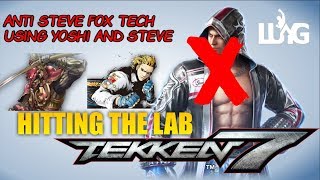Hitting The Lab: Anti Steve Fox Tech Using Steve and Yoshimitsu - TEKKEN 7 SEASON 2
