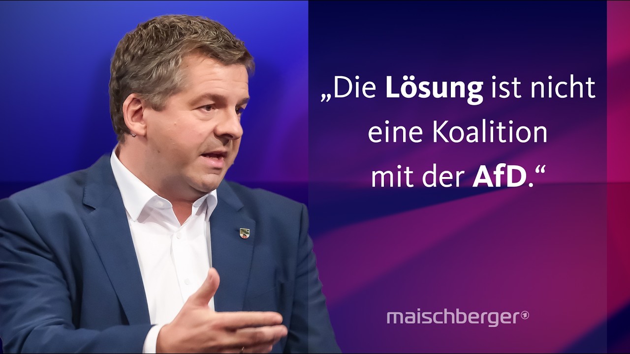 Sven Schulze und Bernd Baumann diskutieren: Wie geht es weiter in Sachsen-Anhalt? | maischberger