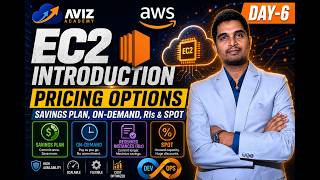 Day-6 | EC2 Introduction, Pricing Options i.e; Savings Plan, On-Demand, RIs and Spot | Aviz Academy