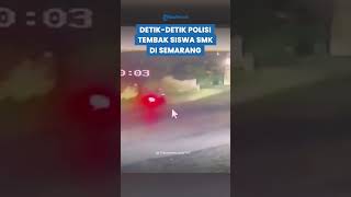 Video Detik-detik Polisi Tembak GRO Siswa SMK di Semarang, Korban Sempat Diadang dengan Motor