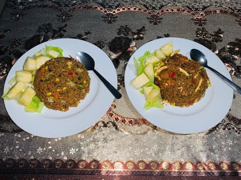 GUYANESE STYLE FRIED RICE (SHRIMP & CHICKEN)