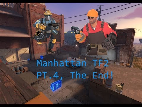 Beating the Entirety of Big Apple Barricade!:TF2 Manhattan MvM #4