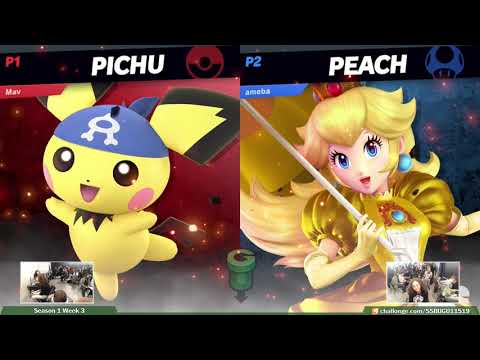 SU@GU 1-15 (Winners Bracket): Maverick (Meta Knight/Pichu) vs Ameba (Peach)