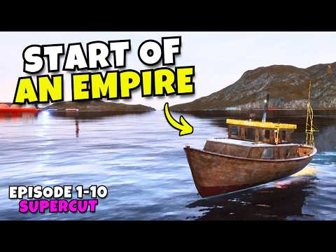 I Built A Fishing EMPIRE From A Tiny Wooden Boat! Episodes 1–10 Supercut | Fishing Barents Sea