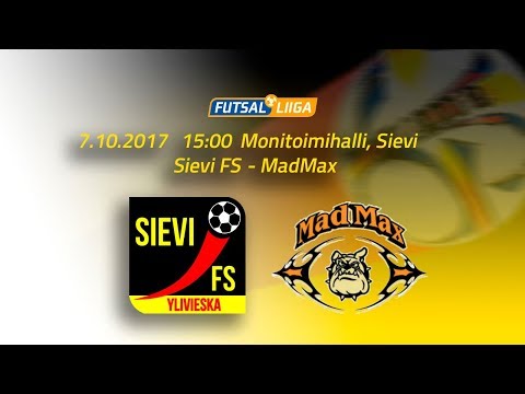 7.10.2017 Sievi FS-MadMax klo 15.00 Futsal Liiga