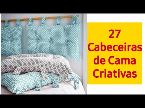 27 Cabeceiras de Cama que você mesmo pode fazer