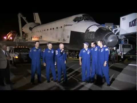 STS-134 Landing Crew Comments