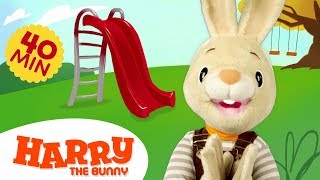 Baby Learning First Words with Harry the Bunny | Educational Family Fun Videos for Toddlers &amp; Babies