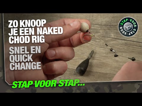 Hoe knoop je een Naked Chod Rig? - Stap voor stap uitgelegd