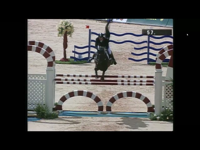 Father of this Implanted Embryo is the CSI 1.60 jumping stallion Diamant de Semilly with rider Eric Levallois.