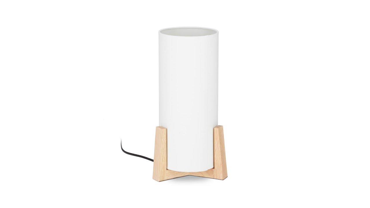 Tischlampe Holzfuß HIER online kaufen | relaxdays.de