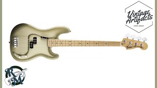 Video thumbnail for Cool finish! // AWESOME ARTIFACT // Fender Antigua Precision Bass by Rumblin Man