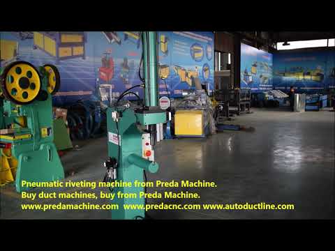 Pneumatic riveting machine from Preda Machine.