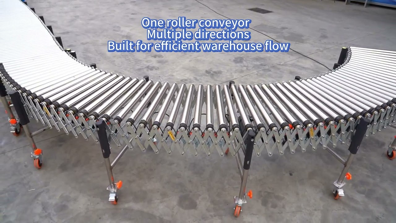 Roller Conveyor System | Efficient Sorting & Material Transfer Solution