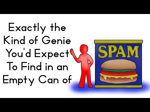 SCP-5655 "Exactly the Kind of Genie You'd Expect To Find in an Empty Can of Spam"