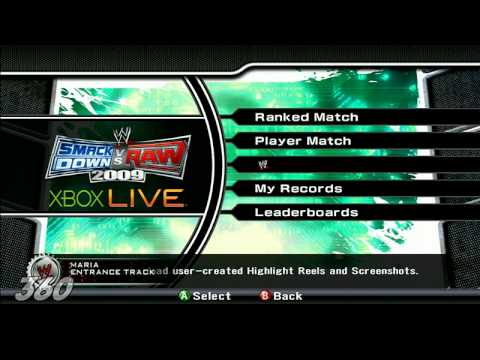 wwe smackdown vs raw 2009 xbox 360 cheat codes