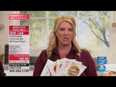 HSN | Kitchen Innovations featuring FreshPaper 08.07.2017 - 10 PM
