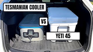 Tesmanian Soft Cooler vs Yeti 45 Hard Cooler... the results may surprise you!