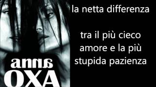 Anna Oxa - Un&#39;emozione Da Poco Testo Lyrics