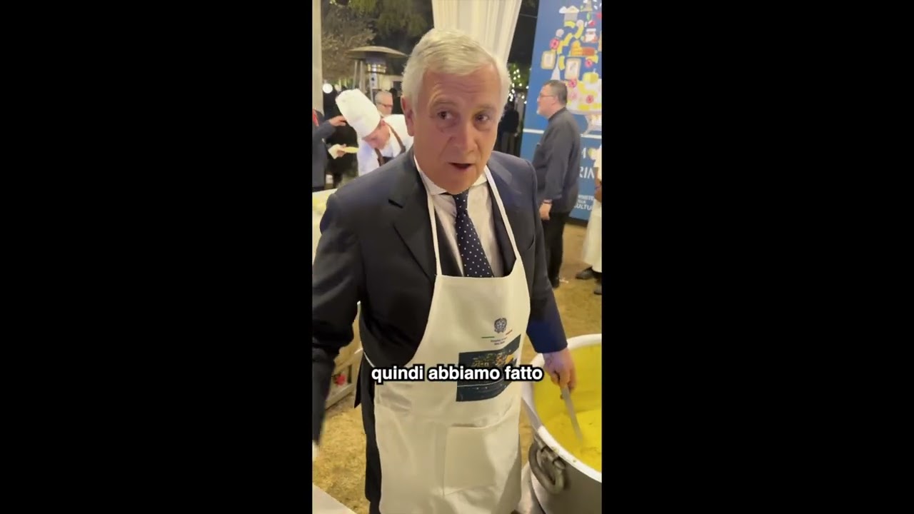 TAJANI IN AMBASCIATA A NEW DELHI PER FESTEGGIARE LA CUCINA ITALIANA PATRIMONIO DELL’UMANITÀ