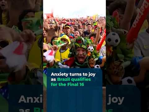 Anxiety turns to joy as Brazil qualifies for the Final 16