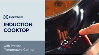 Induction Cooktop with Precise Temperature Control Feature
