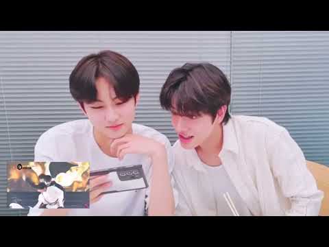 [ 210619 Vlive ] Jake and Jungwon watched their i&credible performance during i-land🥺