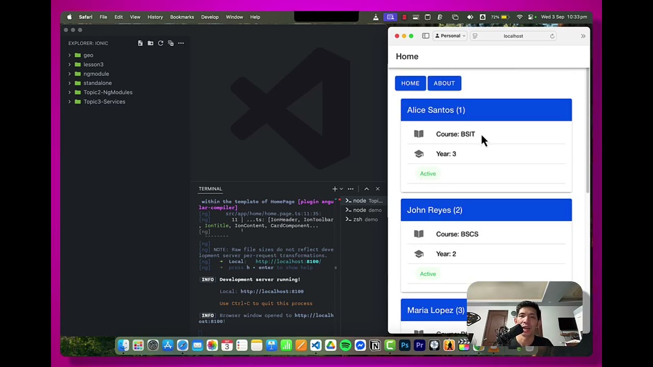 Standalone Ionic 8 + @Angular 20 | What's new? | signal, input, inject, @for, @if, @else