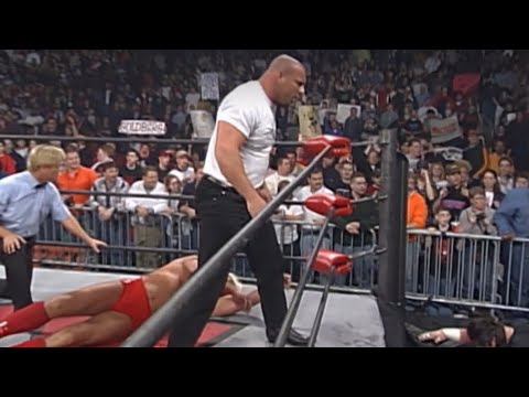 Goldberg Saves Ric Flair From NWO WCW Nitro 8th February 1999