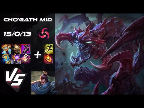 MID Cho'Gath vs Yasuo - EU Grandmaster Patch 25.24