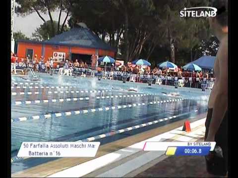 Serie 16 dei 50 Farfalla  Assoluti Maschi Master - 11 Memorial Andrea Bettiol