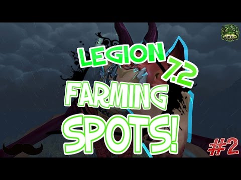 Legion : 7.2 Best Farming Spots For Professions! - Part 2