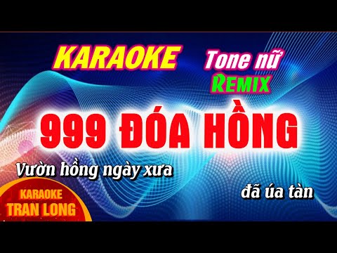 Karaoke 999 đóa Hồng | Tone nữ | DJ Thái cực sung | Tran Long