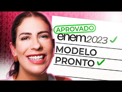 MODELO PRONTO de redação nota 1000 para ENEM