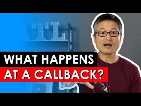 What is a Callback Audition | What Should You Do When You Get a Callback?