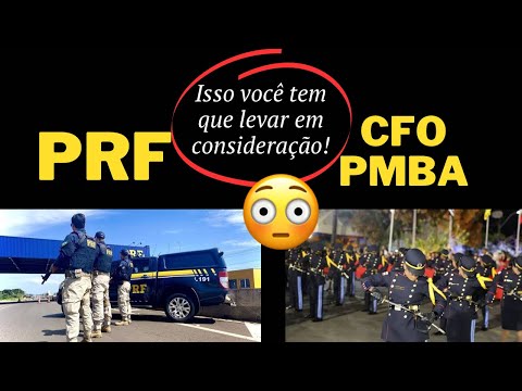 CFO PMBA ou PRF? Carreira e remuneração. Observações importantes!
