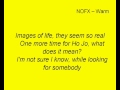 NOFX - Warm (Lyrics)