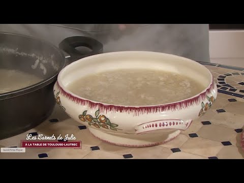 Sylvie's Garlic-Blanched Tourin - Julie's Notebooks