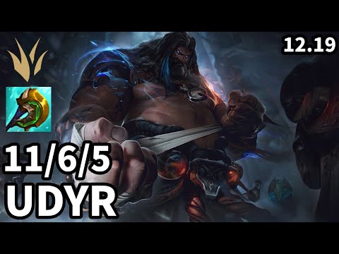 Udyr Jungle vs Elise - Ranked Master - Patch KR 12.19
