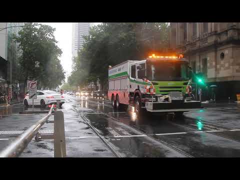 Tram A1.254 with pantograph down, rolling along without overhead power