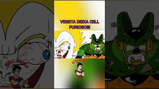 VEGETA DEIXA CELL FURIOSO!!! #dragonball #flipaclip #vegeta #memes #animation #shorts #dragonballz