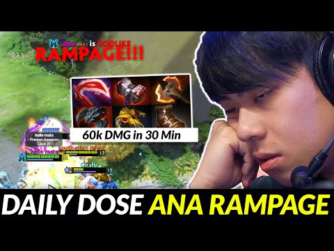 Ana Casual RAMPAGE with 28 kills Phantom Assassin Ranked Match