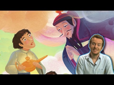 Aladdin - short story for kids read by how to be a dad