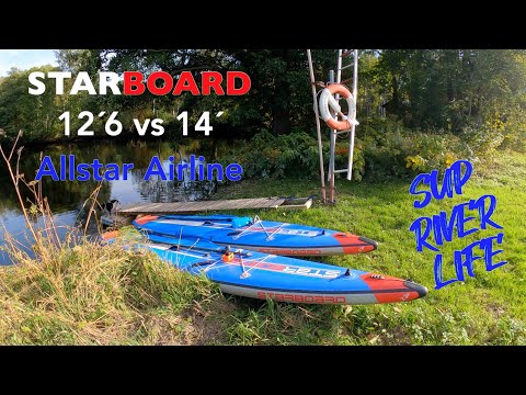 12'6" vs 14' Starboard Allstar Airline User Review Inflatable All Star 2020 2021 SUP Paddle boarding
