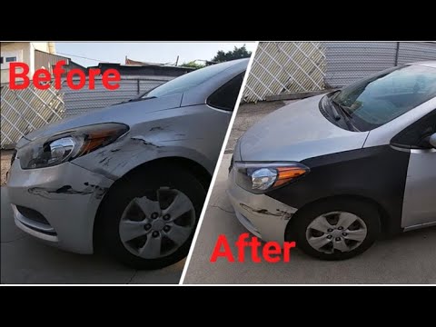 Replacing Headlights And Fender on KIA Forte