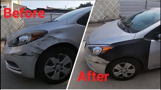 Replacing Headlights And Fender on KIA Forte