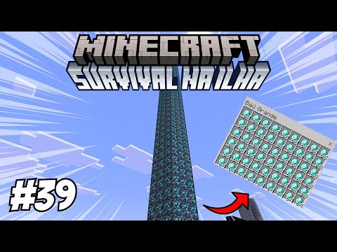 A VERDADEIRA FARM DE DIAMANTE NO MINECRAFT! - SURVIVAL NA ILHA #39