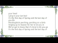 Ferraby Lionheart - Yellow Wings Lyrics