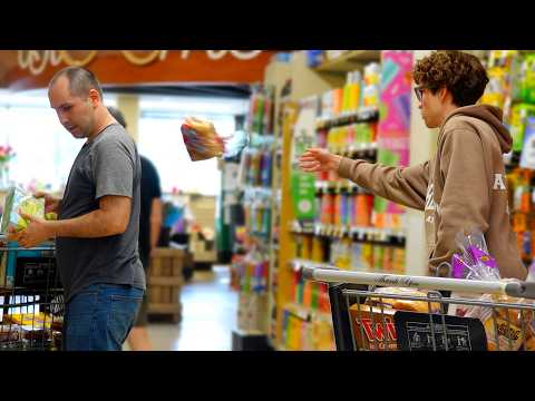 Throwing Bread in Shopping Carts Prank